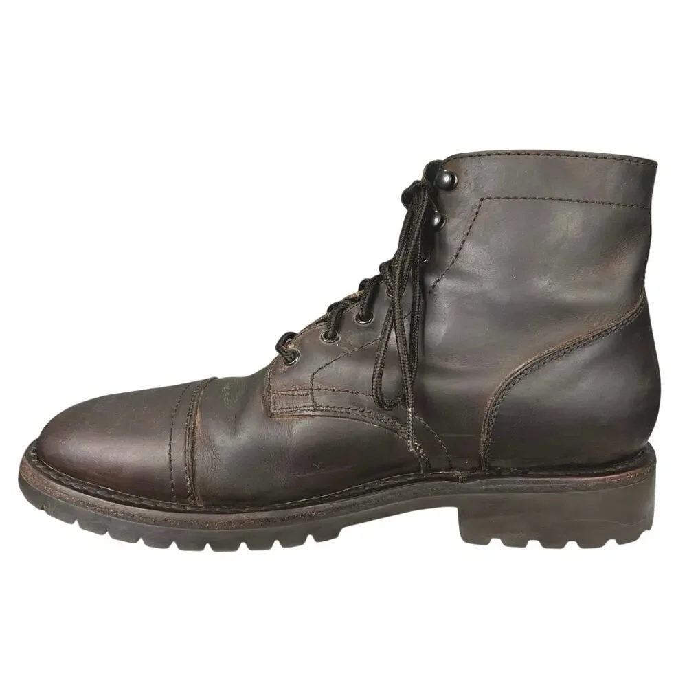 Thursday Men’s Captain StormKing Brown Leather Lug Sole Chukka Boot Size US 9.5